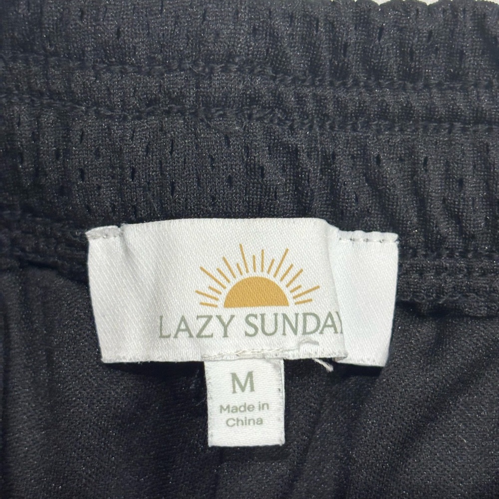 Lazy Sunday Women's Black Athletic Shorts